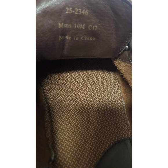 Johnston & Murphy Shoes 10M Wallace Cap Toe Brown Sheepskin Leather Oxford Lace - Picture 8 of 8